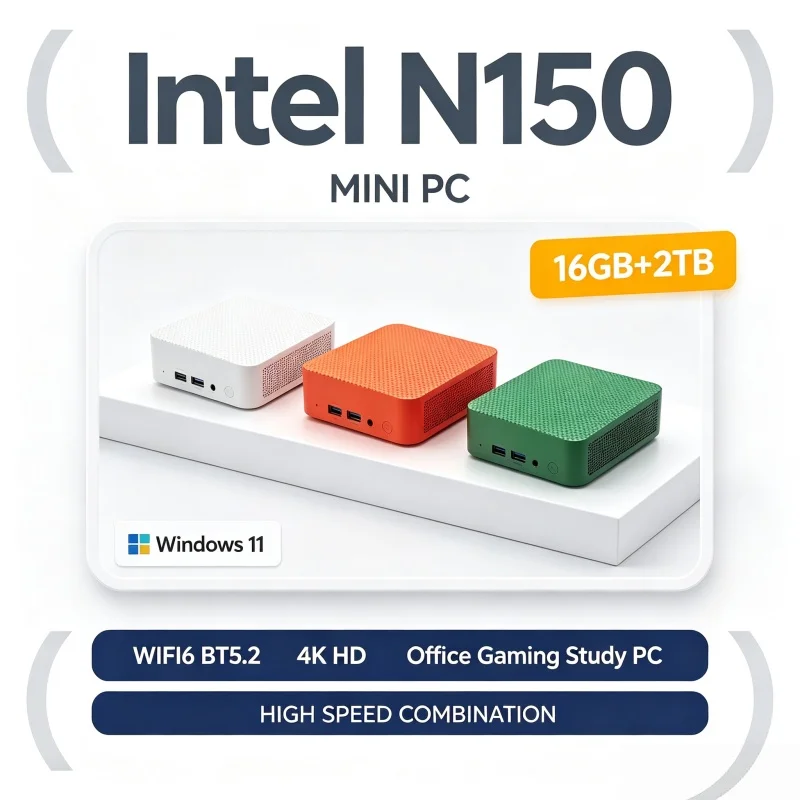 Pc Gaming Center - Intel N150 Mini Desktop Pc Gaming
