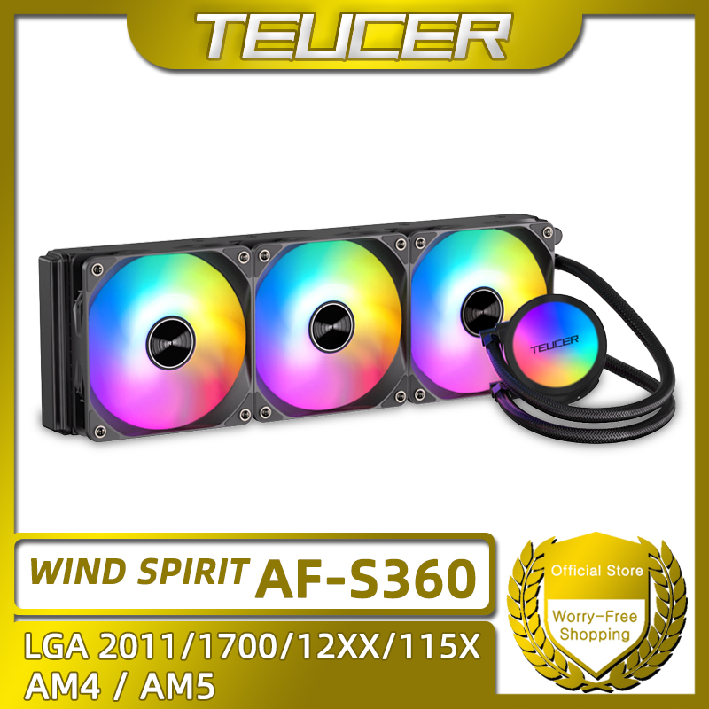 Pc Gaming Water Cooling - TEUCER AF-S360 CPU Water Cooling Cooler
