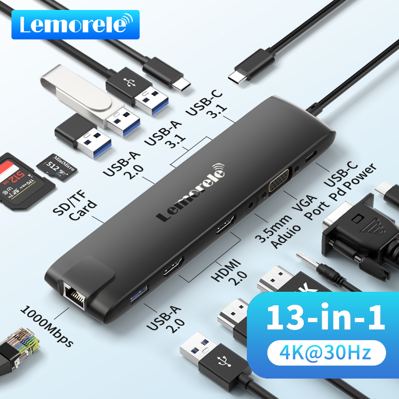 Usb Hub Gaming - Lemorele TC96 USB Hub USB 3.1