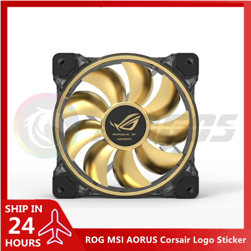 Pc Gaming Rog - PC Gamer Cabinet Fan Logo Sticker