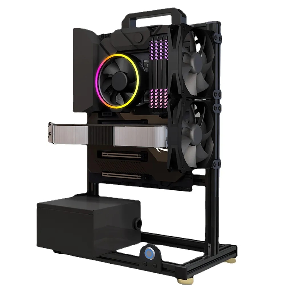 MOD ATX Open PC Case Frame For - Pc Gaming Center 评论和价格