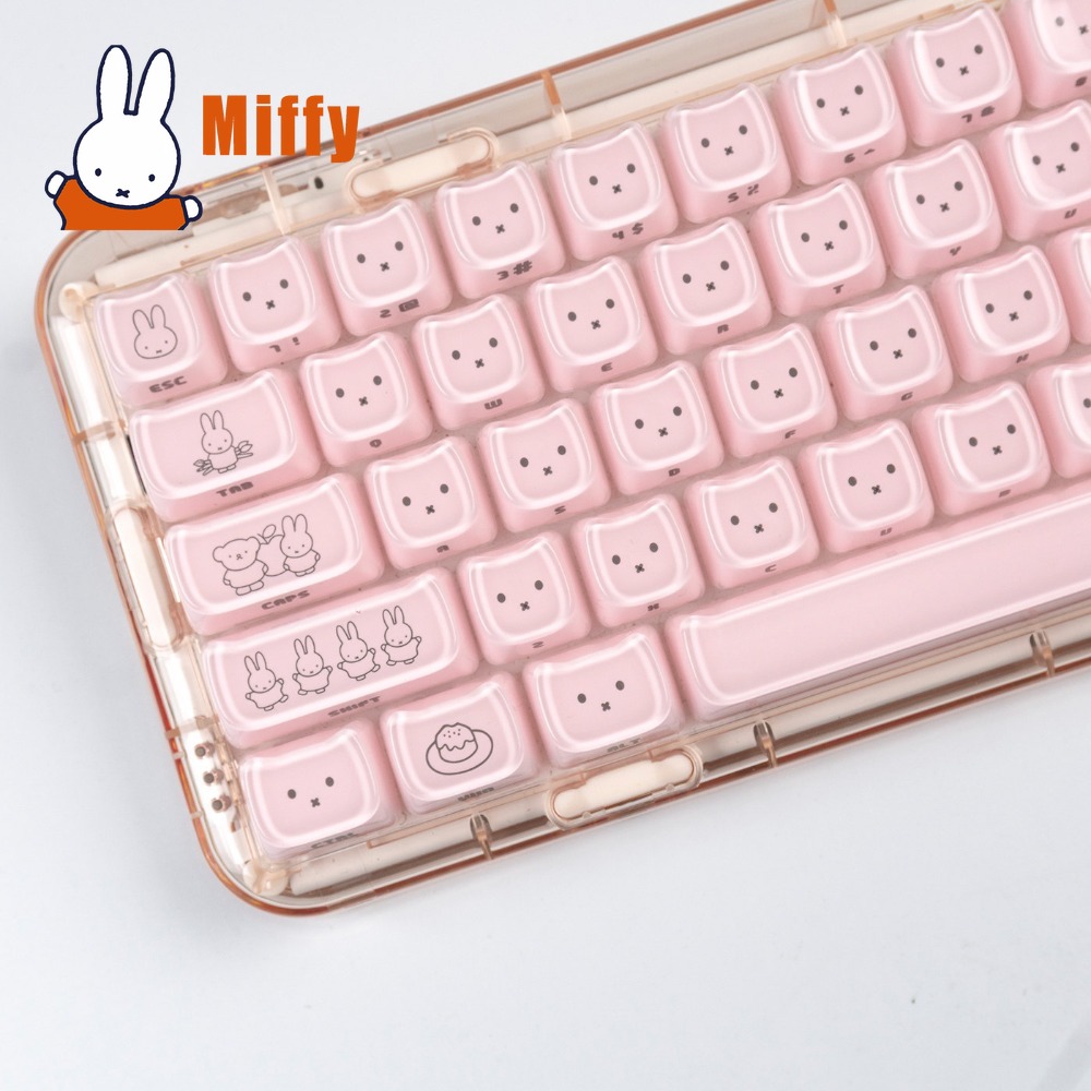Kawaii Miffy Keycaps Cute Rabb - Pc Gaming On Tv 评论和价格