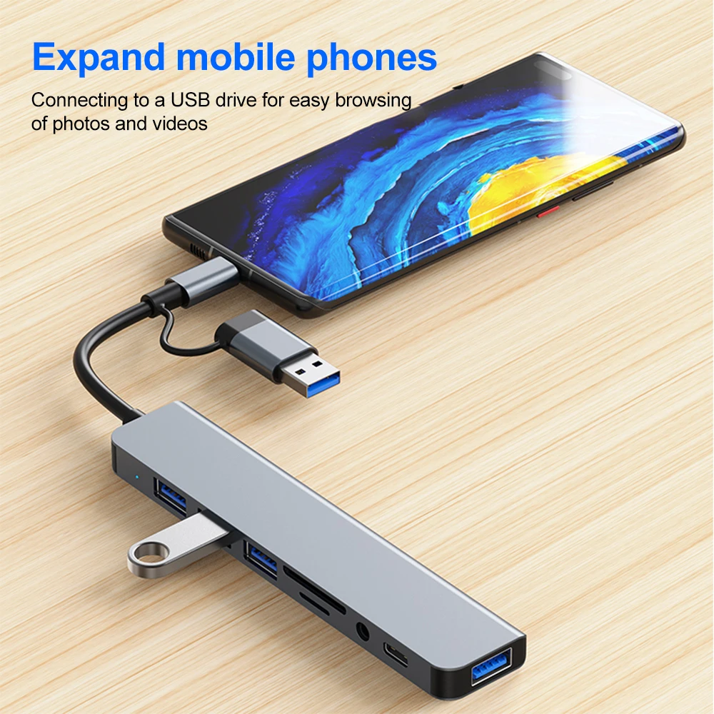 5Gbps USB 3.0 HUB USB C HUB US - Usb Hub Gaming 评论和价格