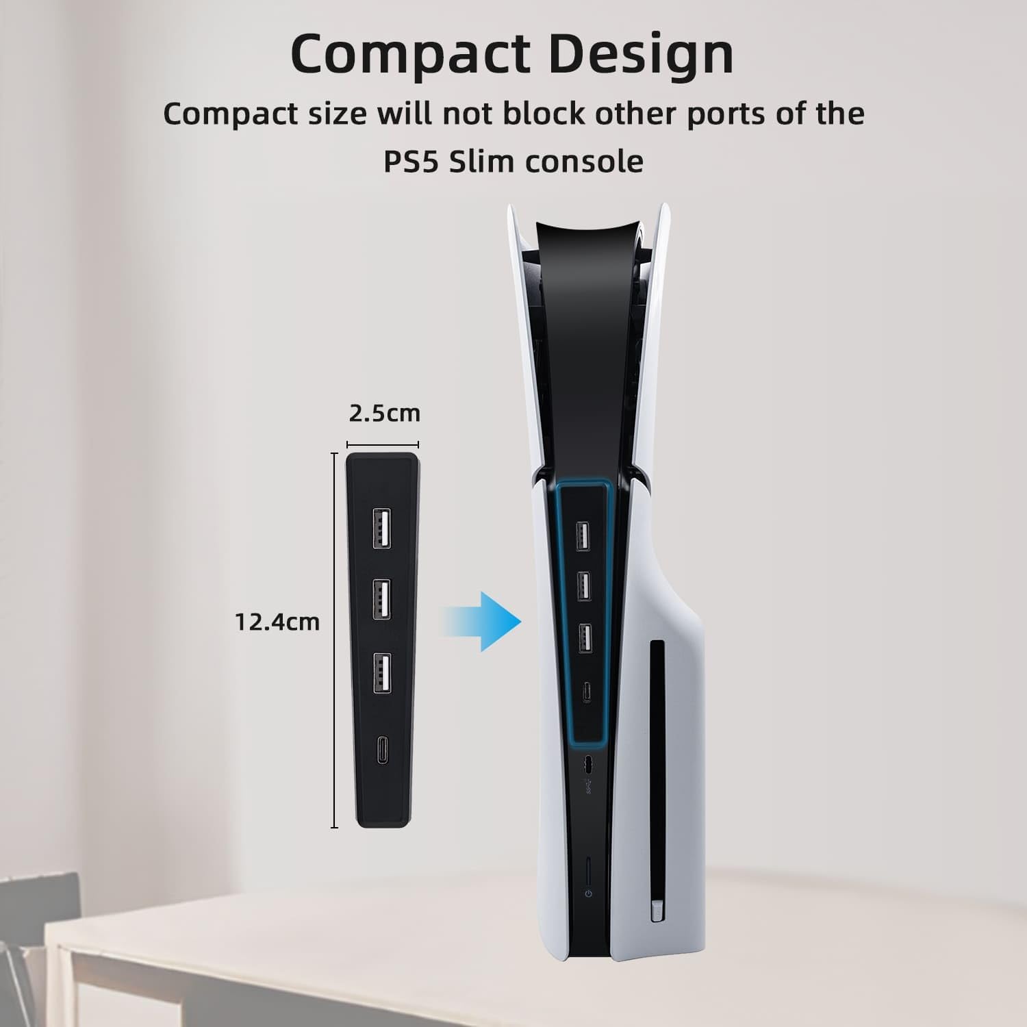 4 Ports USB Hub for PS5 Slim D - Usb Hub Gaming 评论和价格
