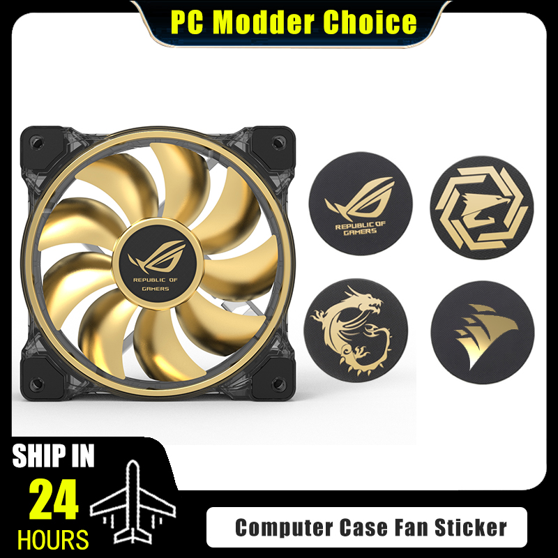 Computer Case Fan Logo Sticker - Pc Gaming Rog 评论和价格