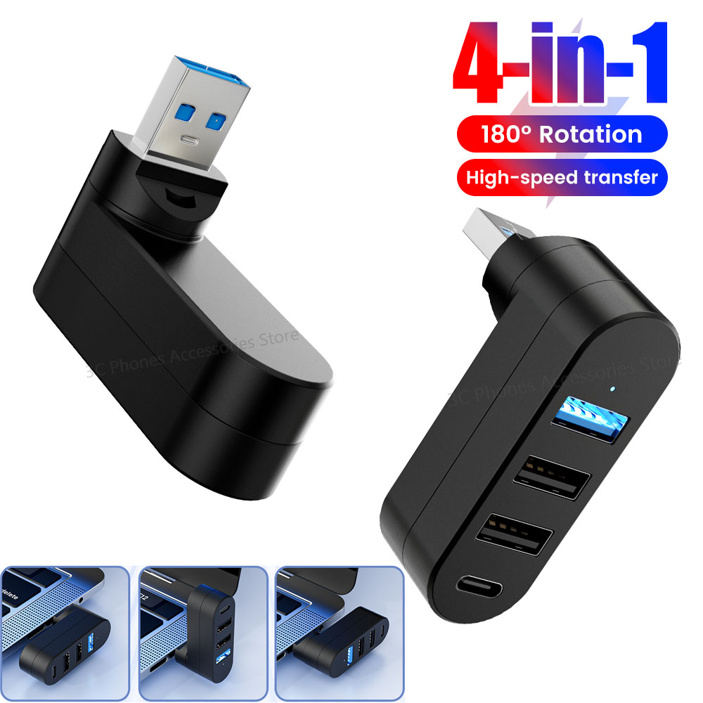 Rotatable USB HUB USB3.0 2.0 T - Usb Hub Gaming 评论和价格
