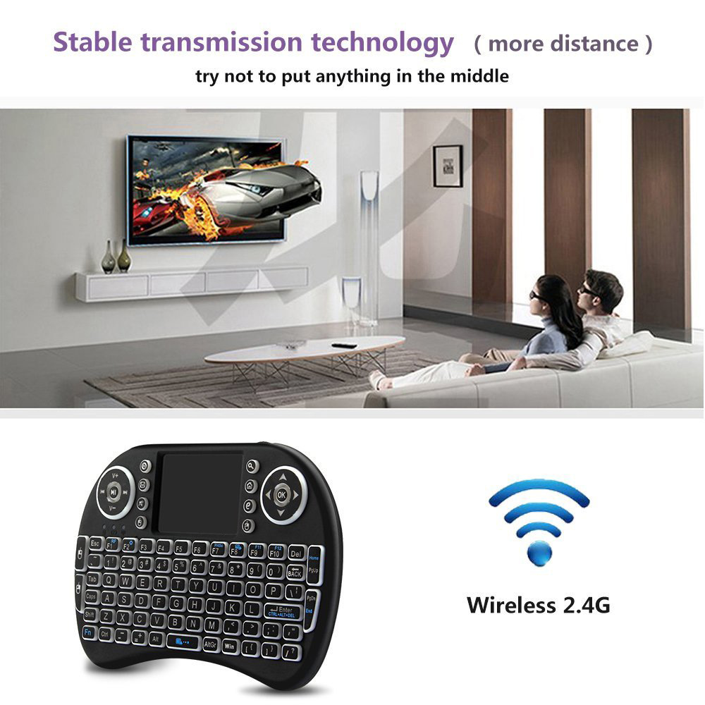 Backlit Mini Wireless Keyboard - Pc Gaming On Tv 评论和价格