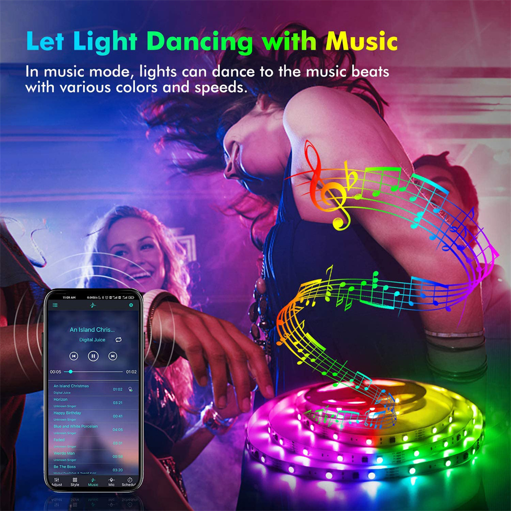 RGB 5050 LED Strip Lights App  - Pc Gaming On Tv 评论和价格