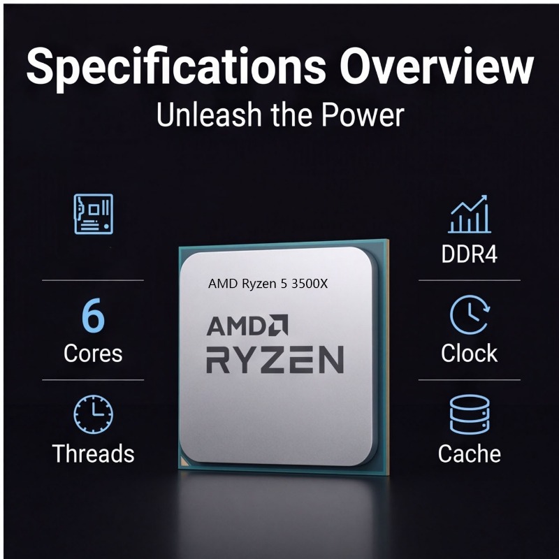 AMD R5 3500X Gaming CPU Proces - Pc Gaming Cpu 评论和价格